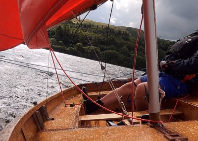 Learning about ballast - Heeling on my Mirror Dinghy