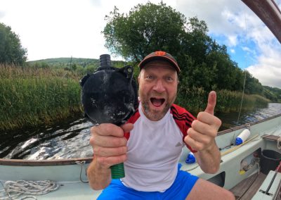 The bilge pump is out at last!