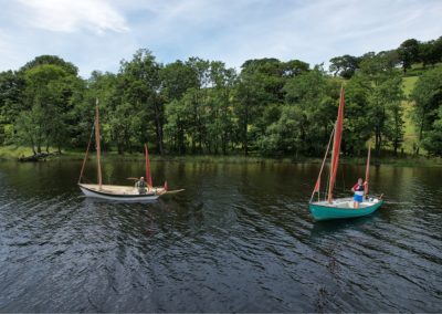 Lulu and Draggletail Drascombe Lugger sisters!