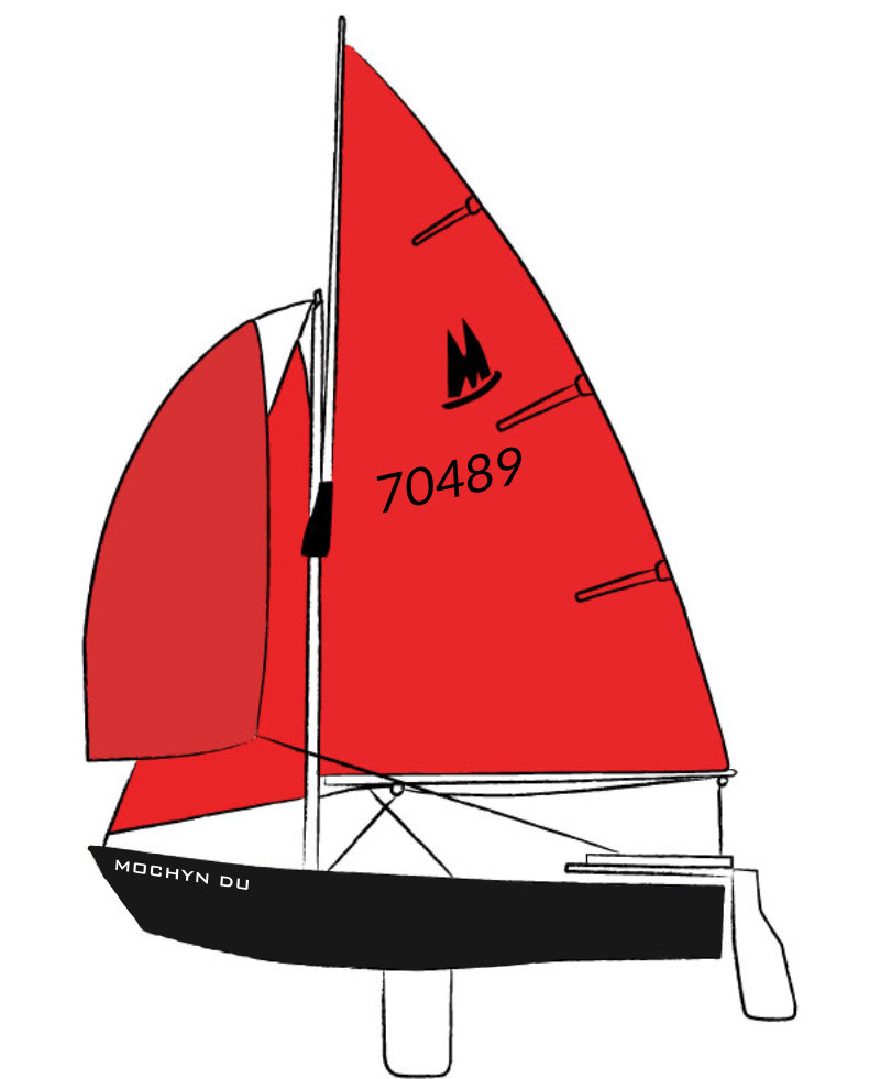 Mirror Dinghy diagram