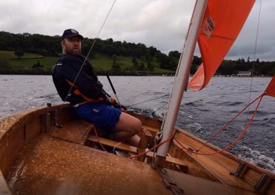 learning to sail in my Mirror Dinghy