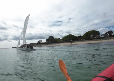 Biluta packraft in La Letty Inlet